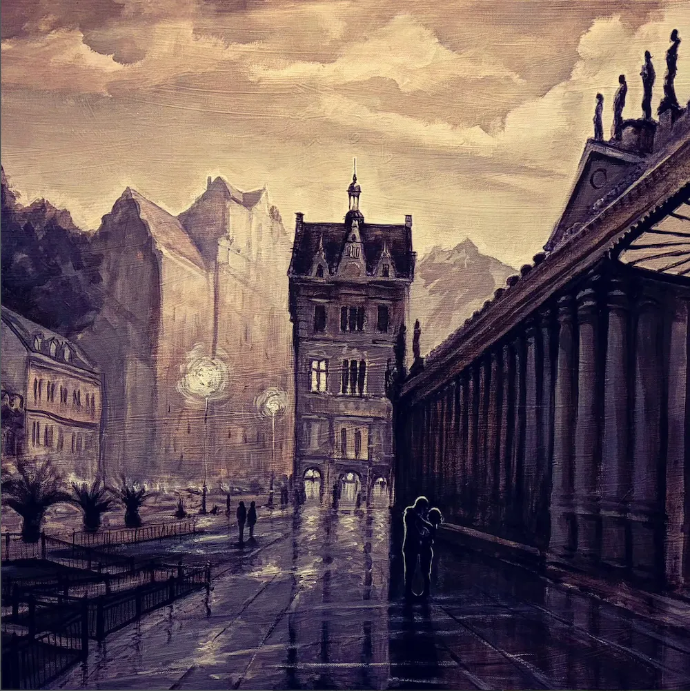 "Colonnade" artwork by Yevhen Sudin, awarded 2nd Place at Golden Time Talent