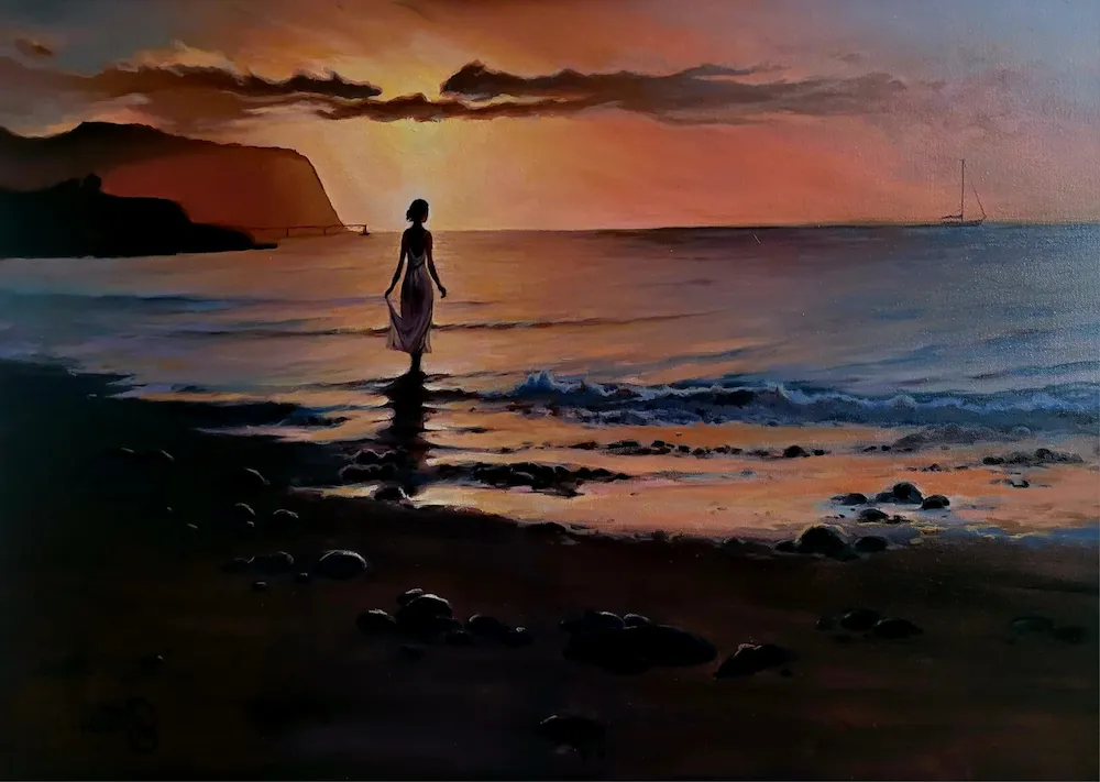 Puesta de sol en Formosa (Original)