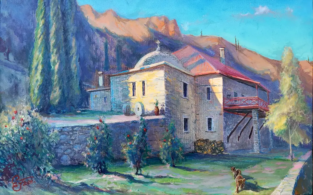 Temple on Mount Athos