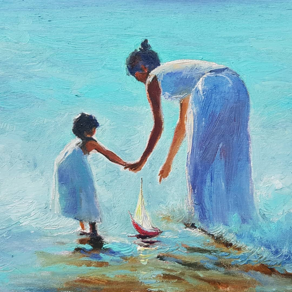 On the beach (Original)