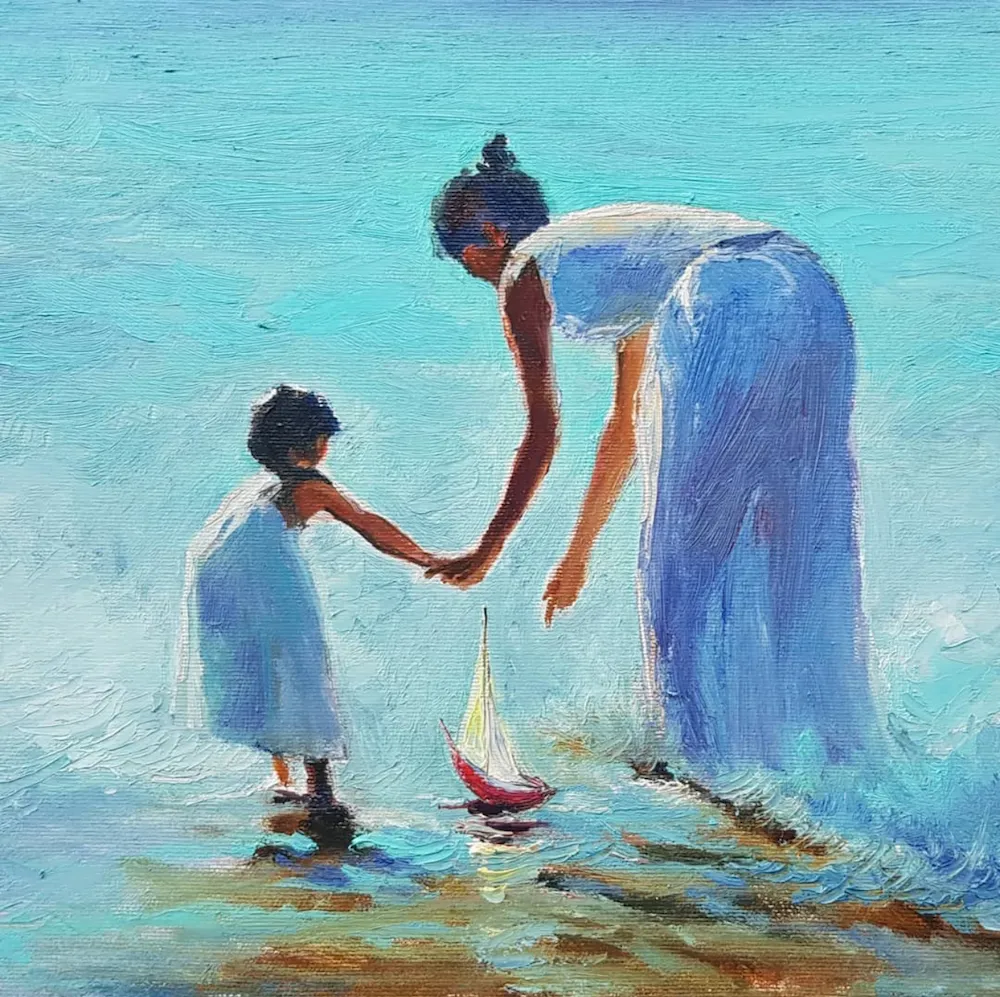 Sur la plage (Original)