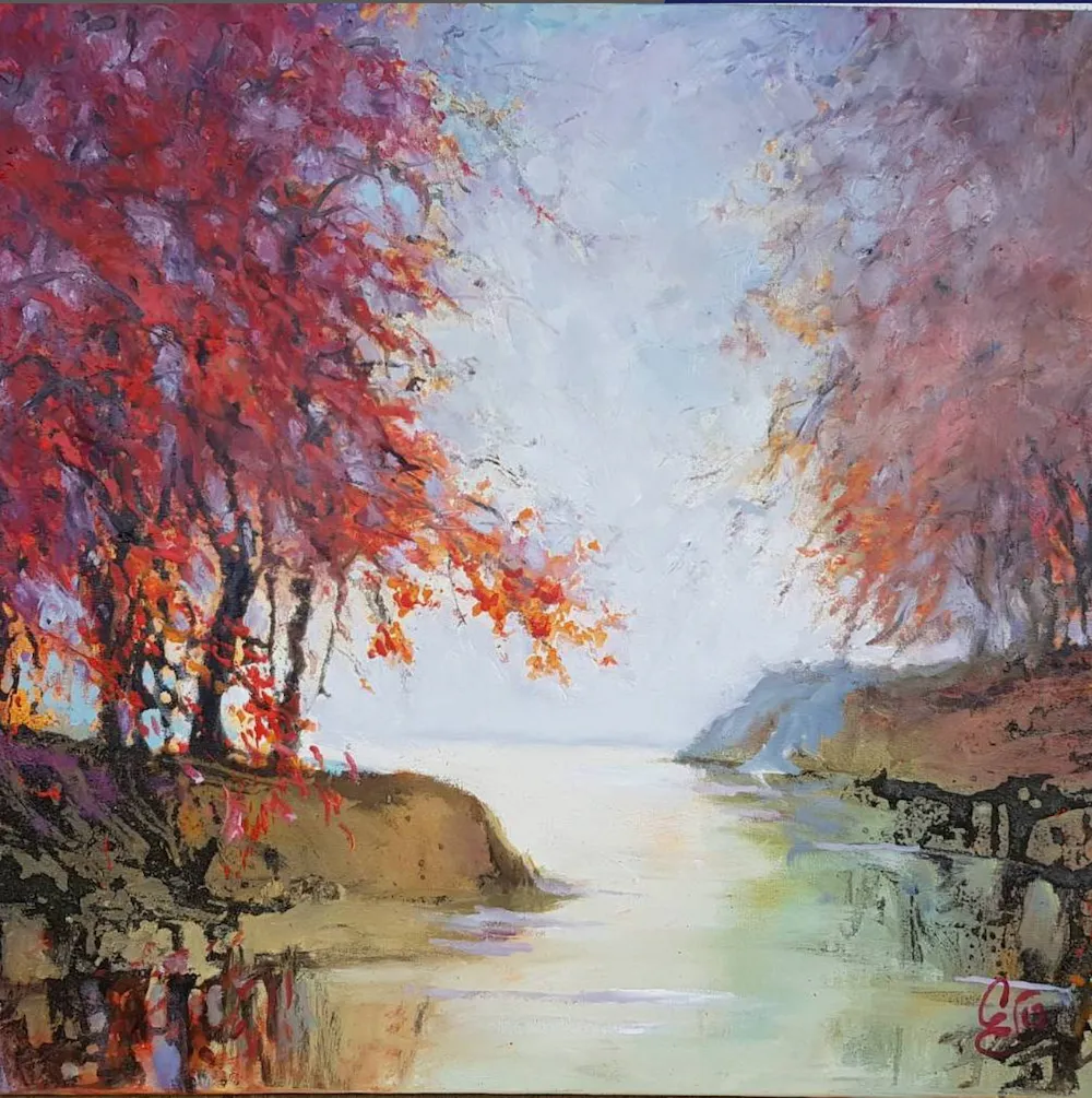 Lagoa de outono (Original)