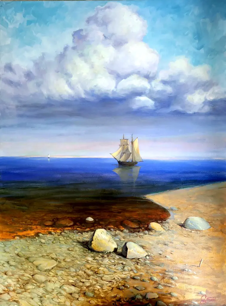 [P-0005] Stones on the shore (Original)