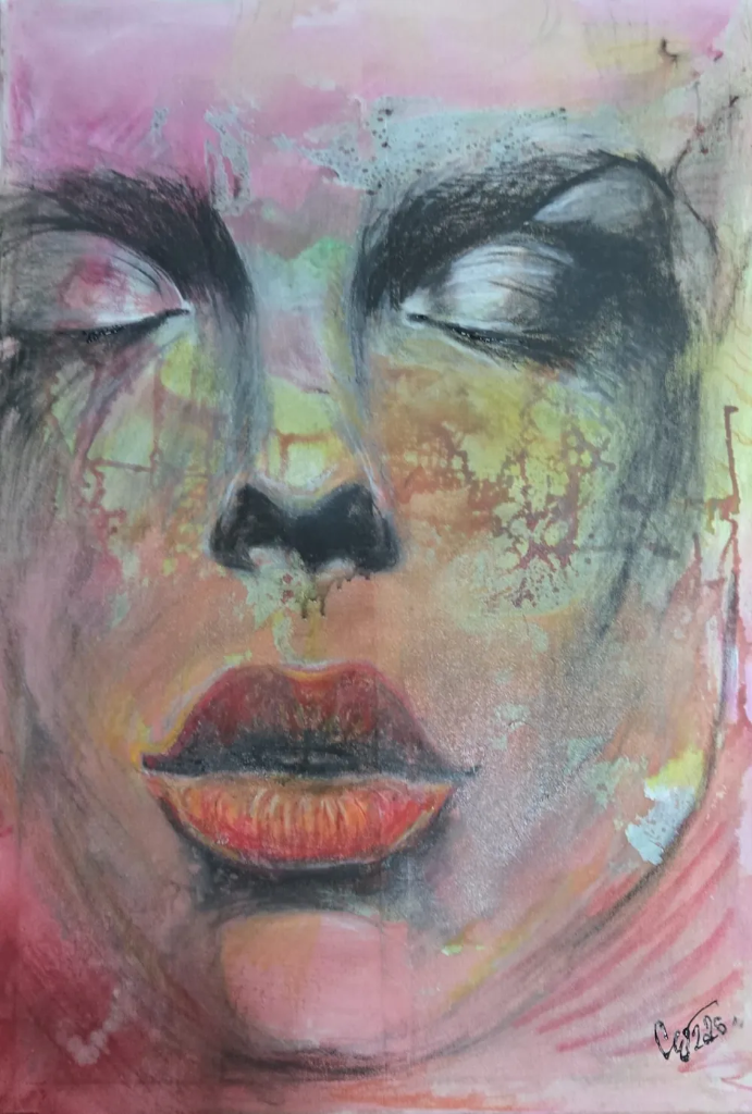 Affirmation | Original Surrealist Mixed Media Painting | Yevhen Sudin